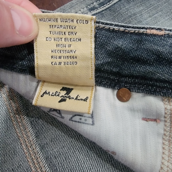 NWT 7 for all mankind size 28 - Picture 4 of 7